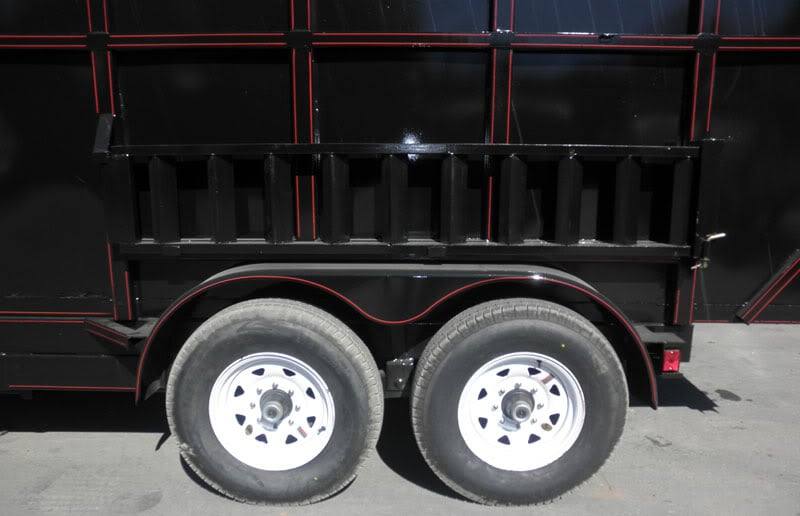 Dump Trailer 7' x 16' w/ 4' Sides Hydraulic