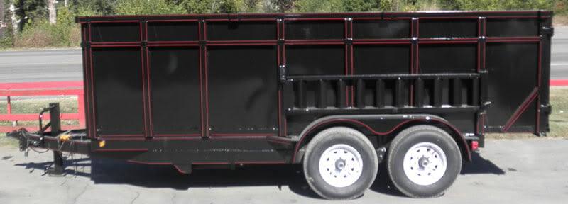 Dump Trailer 7' x 16' w/ 4' Sides Hydraulic
