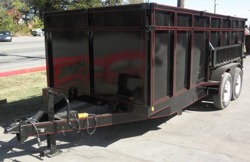 Dump Trailer 7' x 16' w/ 4' Sides Hydraulic