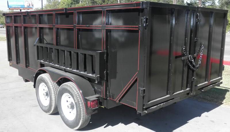 Dump Trailer 7' x 16' w/ 4' Sides Hydraulic