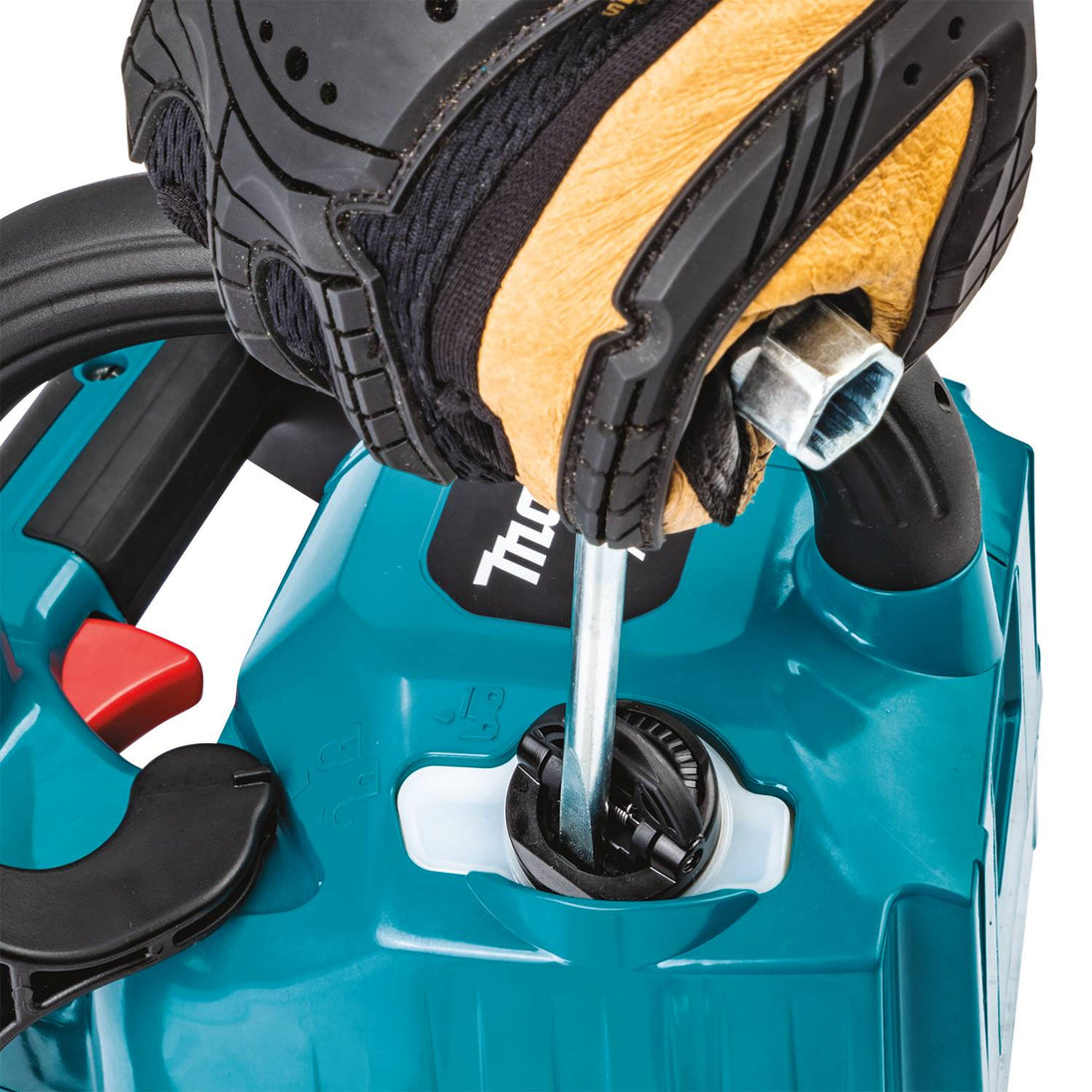 Makita XCU08PT 18V X2 (36V) LXT Brushless Top Handle 14" Chainsaw Kit - Includes 2 Batteries and Dual - Port Rapid Charger - SLE Equipment - 13