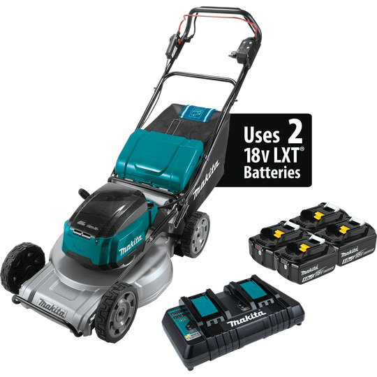 Makita XML09PT1 18V X2 (36V) LXT 21" Self?Propelled Lawn Mower Kit