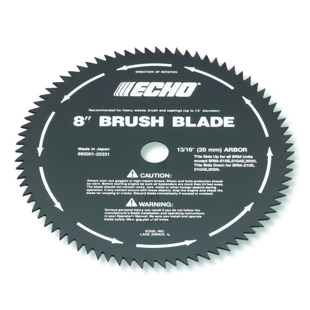 8" - 80 Tooth Brush Blade 20mm Arbor