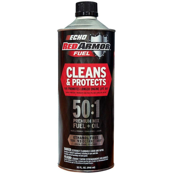 Echo 7450001 (6) 32 oz. Red Armor Fuel 50:1 Pre - Mixed Fuel - SLE Equipment - 1