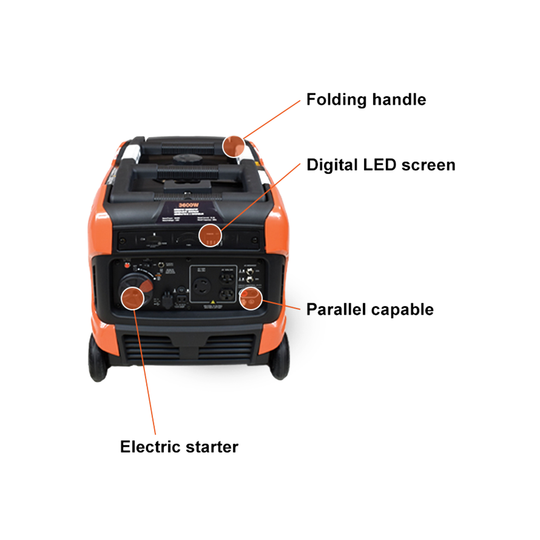 Echo EGi-3600LN Low Noise Inverter Generator 3600W 212cc