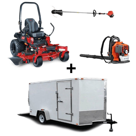Toro 77284 ZMaster 60" Zero Turn Mower Enclosed Trailer Handheld Bundle - SLE Equipment - 1