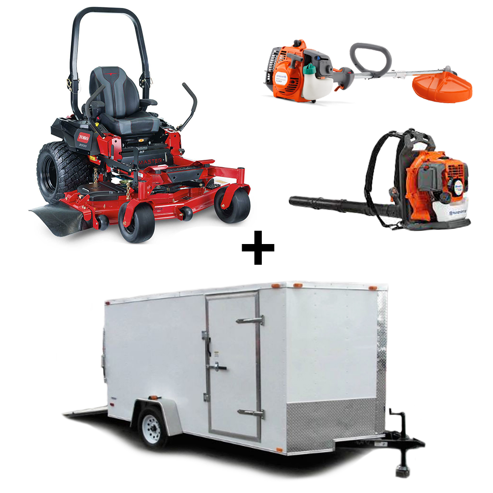 Toro 77284 ZMaster 60" Zero Turn Mower Enclosed Trailer Handheld Package Deal