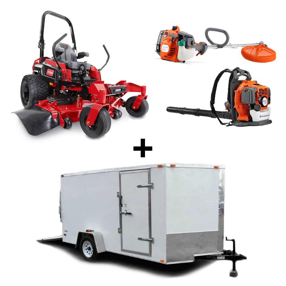 Toro 74050 ZMaster 4000 52" Zero Turn Mower Enclosed Trailer Handheld Package Deal