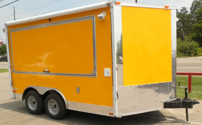 Yellow Concession Trailer 8.5'x12'