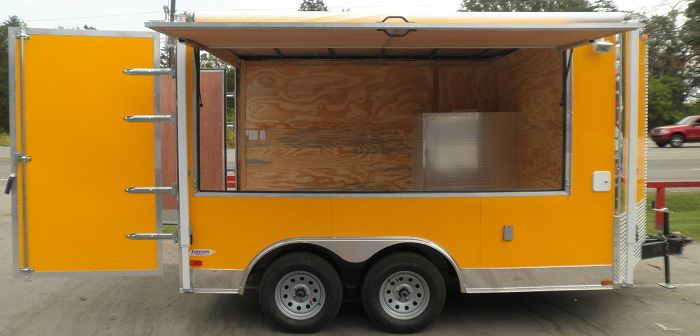 Yellow Concession Trailer 8.5'x12'