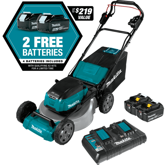 Makita XML06PT1 18V X2 (36V) LXT 18" Self?Propelled Lawn Mower