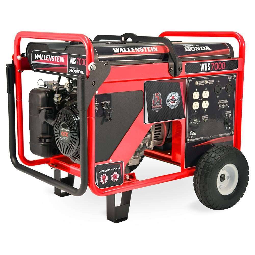 Wallenstein WHS7000 Residentiall 6500 Watts Honda GX390