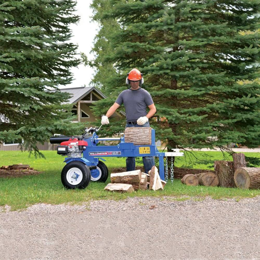 Wallenstein WE225 Hydraulic Log Splitter Trailer 20 Tons