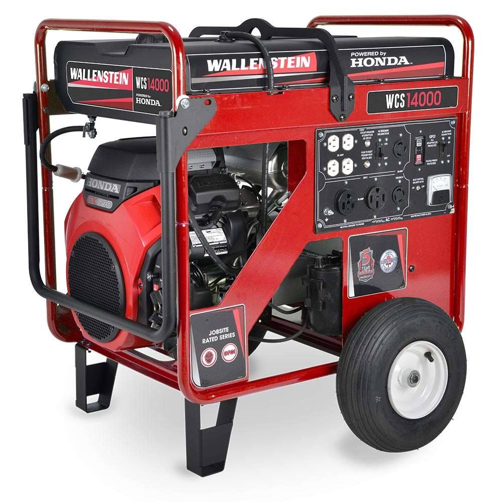 Wallenstein WCS14000 Commercial Generator 12800 Watts Honda
