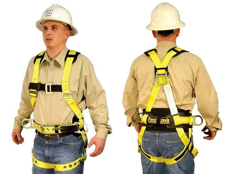 French Creek 850AB Full Body Harness - Shoulder Pads Hip Positioning D-rings