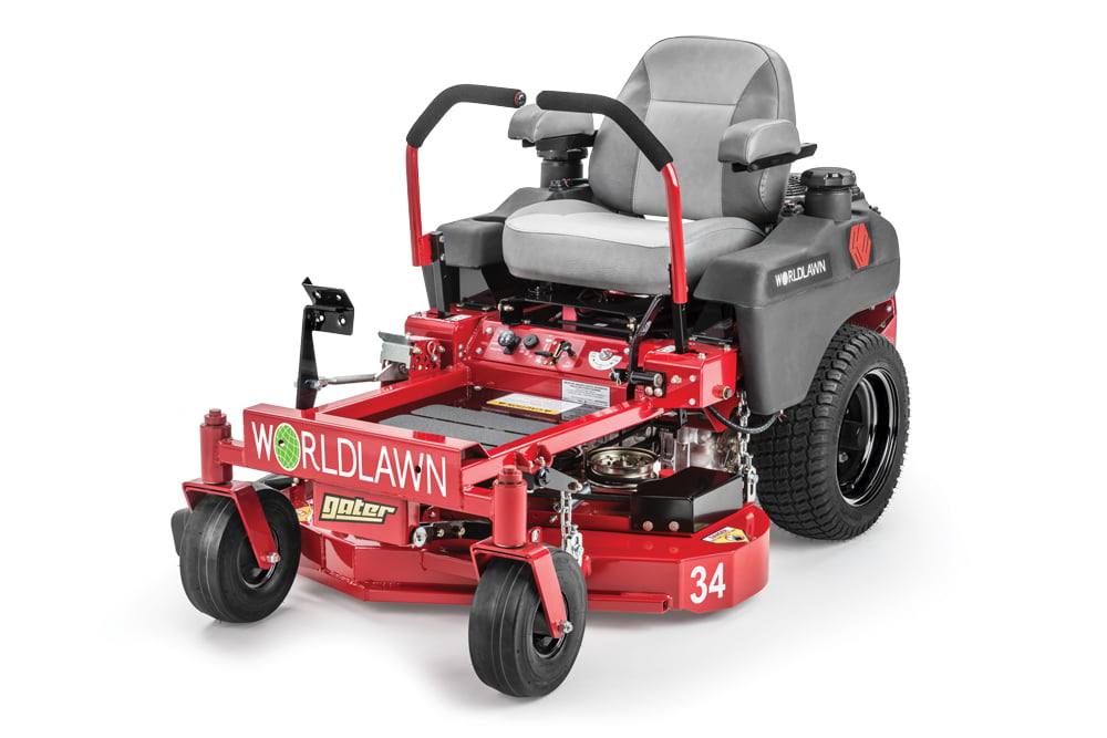 WorldLawn Gater 34" Zero Turn Mower Front Right