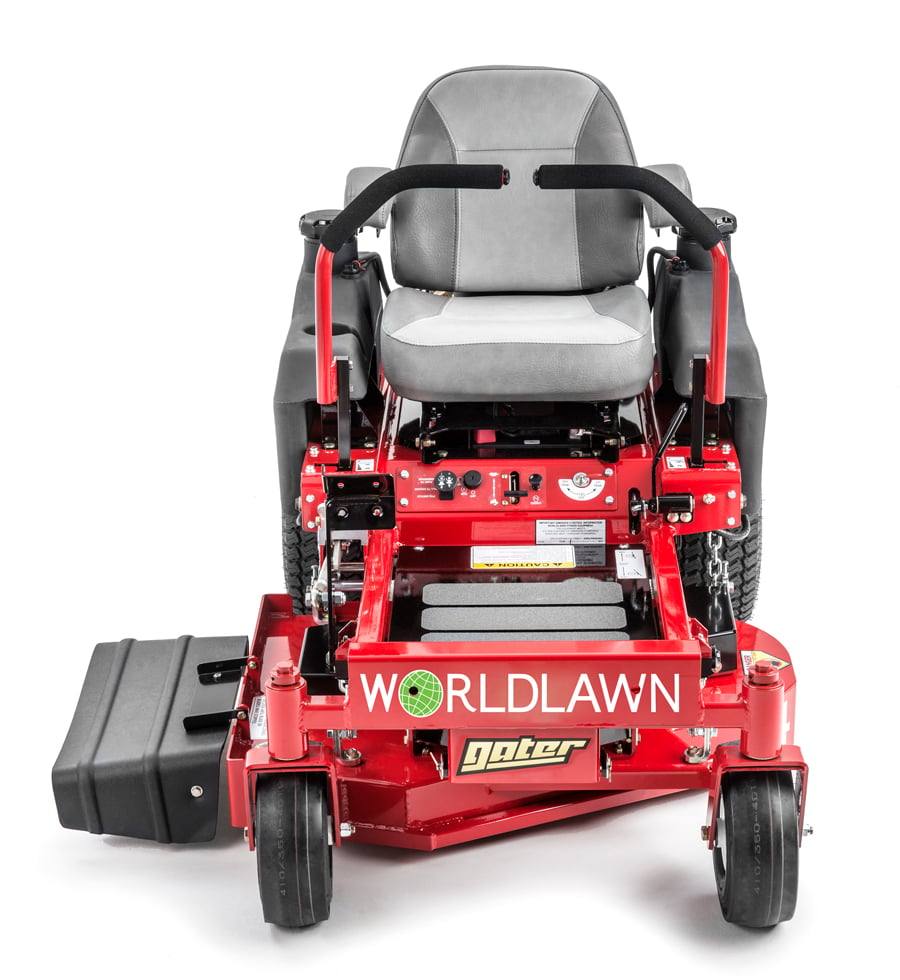 WorldLawn Gater 34" Zero Turn Mower Front Right