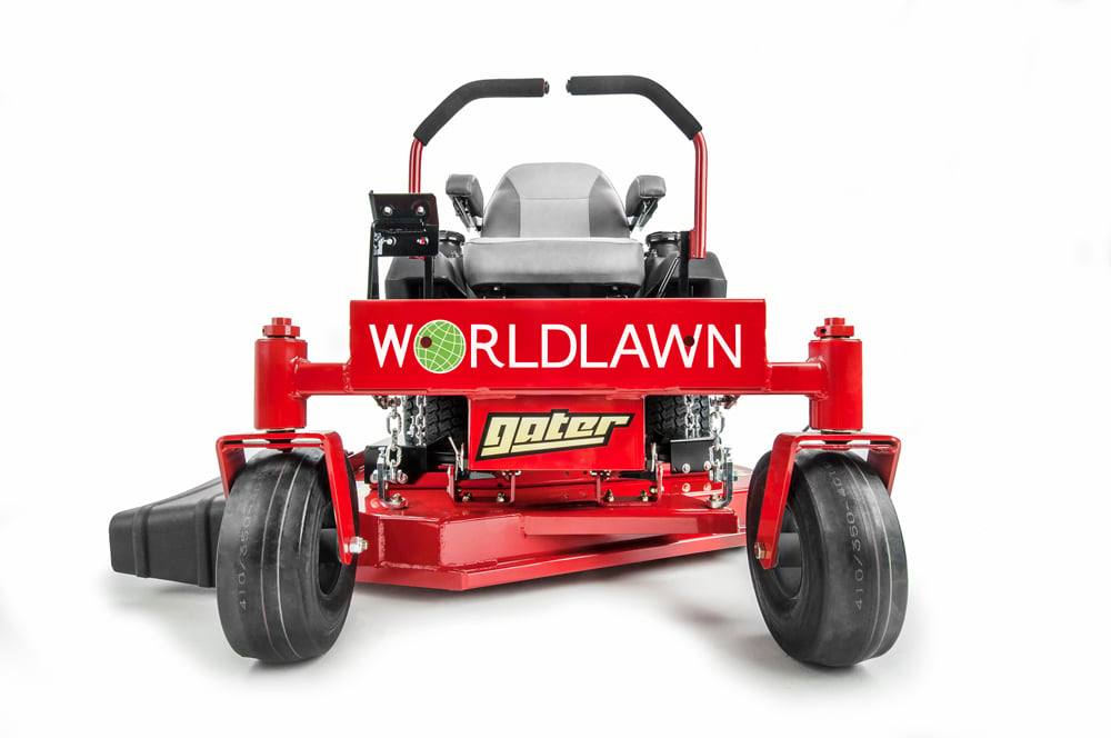 WorldLawn Gater 34" Zero Turn Mower Front Right