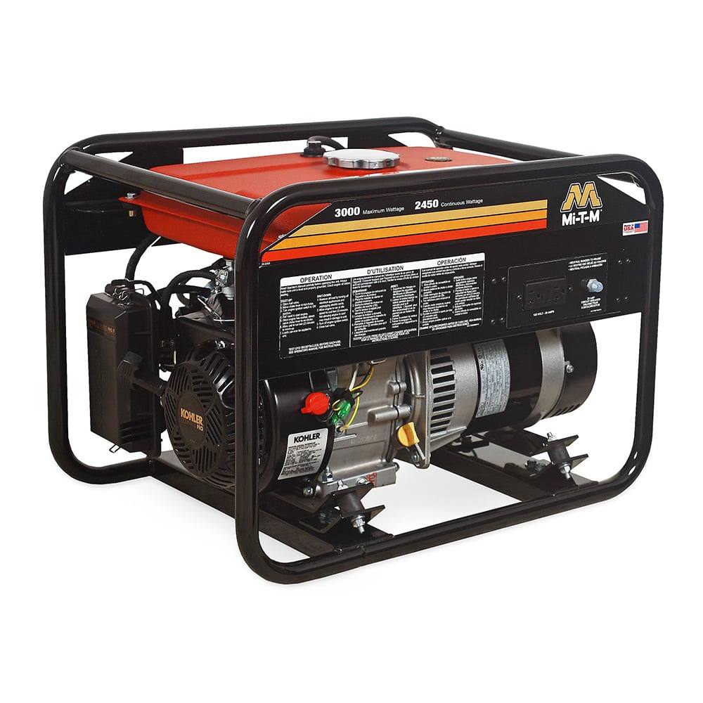 MI-T-M GEN-3000-1MK0 3000-Watt 208cc Kohler Gas Generator