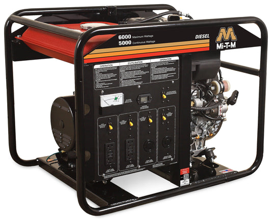 MI-T-M GEN-6000-OMKD 6000-Watt 9.1HP Kohler Diesel Generator