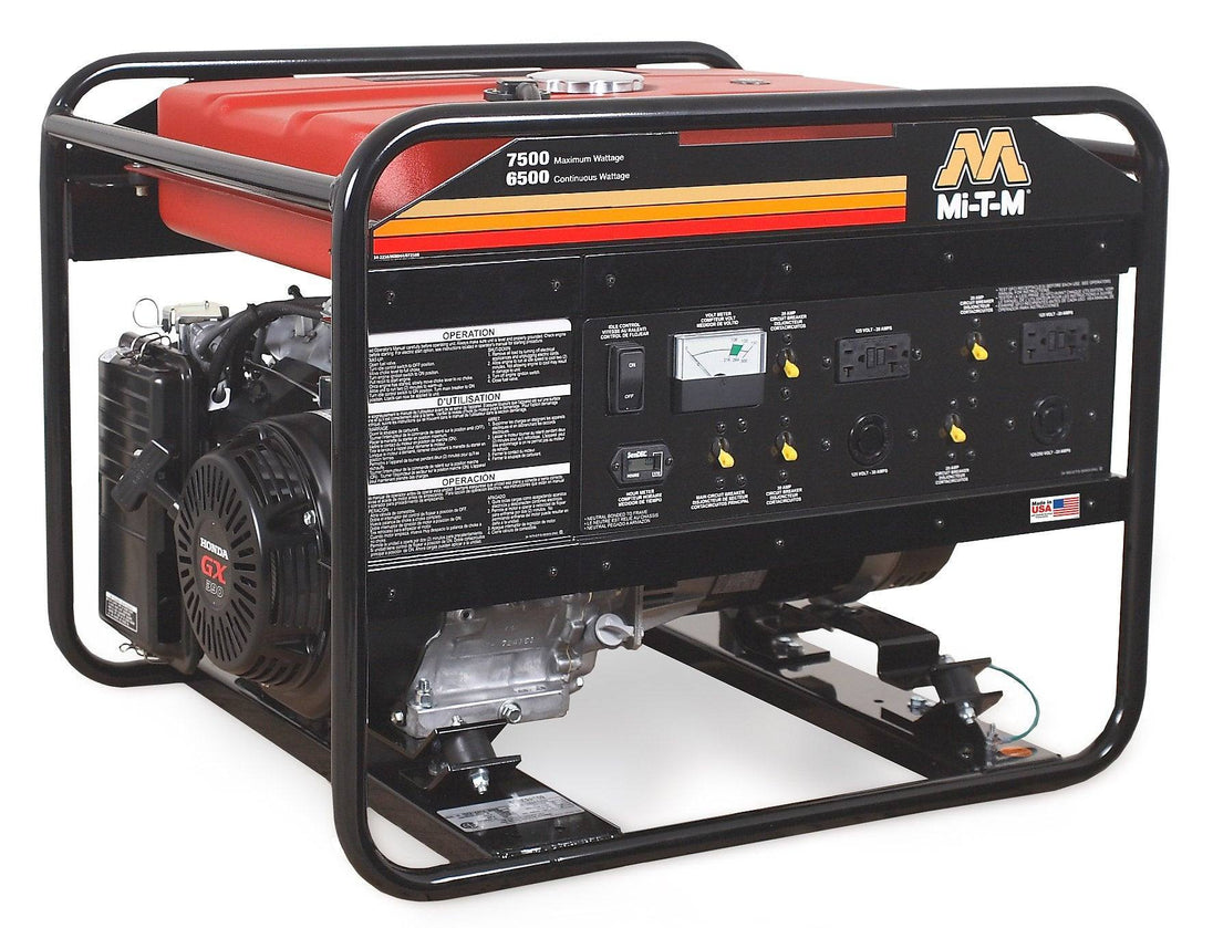 MI-T-M GEN-7500-0MH0 7500-Watt 389cc Honda Gas Generator