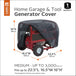 Classic Accessories Black Generator Cover Medium Stock