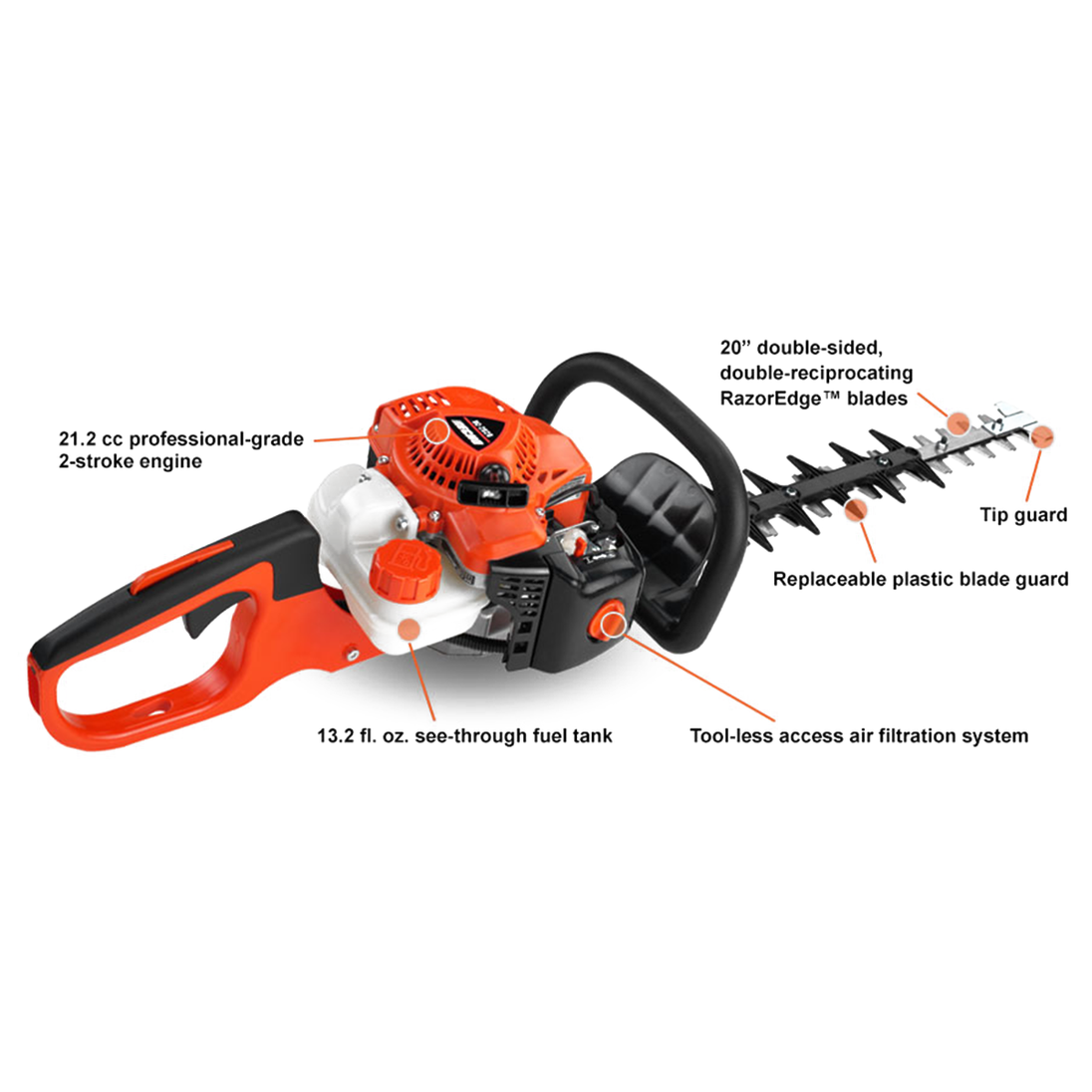 Echo HC-2020 Professional Grade Hedge Trimmer 21.2 cc