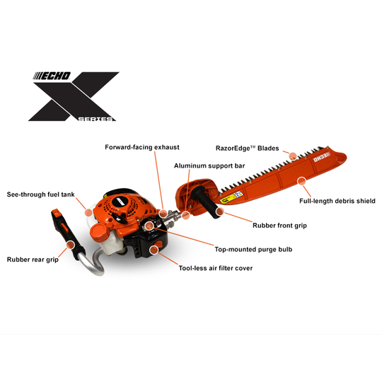 Echo X-Series HCS-2810 28" Hedge Trimmer 21.2cc