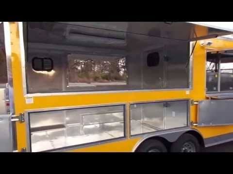 Concession Trailer 8.5'x20' Yellow - Event Catering Vending Food - SLE Equipment - 2