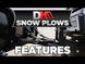 DK2 82"x19" Rampage II Elite Steel Snow Plow