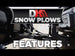 DK2 STOR8422ELT 84"x22" Storm II Elite Steel Snow Plow