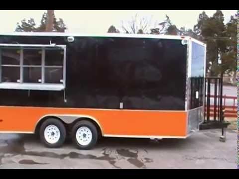 Black & Yellow Concession Trailer 8.5'x17'