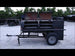 Smoker Trailer 12FT Reverse Flow Wood Cage BBQ Cooker