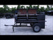 Smoker Trailer 12FT Reverse Flow Wood Cage BBQ Cooker