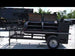 Smoker Trailer 14FT Reverse Flow Wood Cage BBQ Cooker