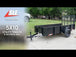 5x10 Utility Trailer with 18in Metal Sides 3500lb Axle