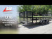 7x16 Straight Deck Utility Trailer with Stacked Baskets (2) 3500lb Axle