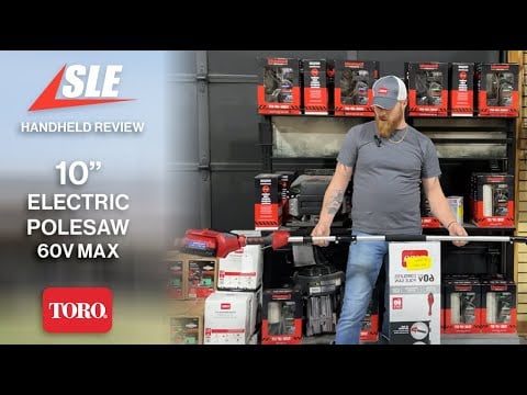 Toro 51870 60V MAX Electric 10" Brushless Pole Saw with 2.0Ah Battery