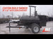 Smoker Trailer Pull Behind 5'x8' with Counter Weight Left