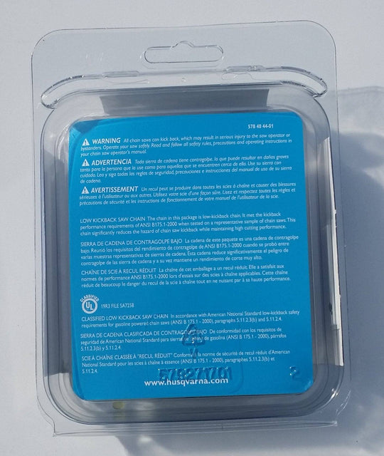 91PX062 - Husqvarna Chainsaw Chain Loop 18" 62DL .050 - SLE Equipment - 2