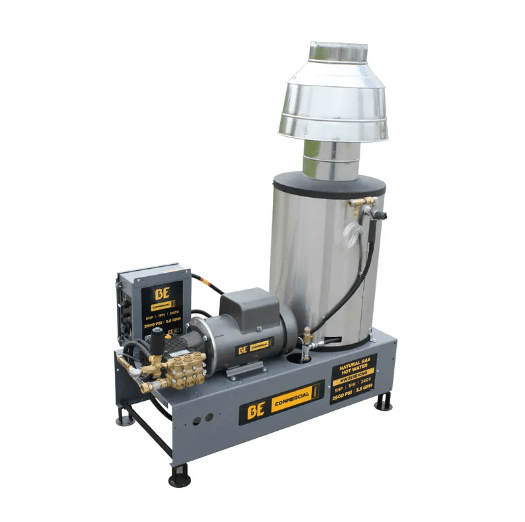 BE HW255E1CNG Hot Water Pressure Washer 2,500 PSI - SLE Equipment - 1
