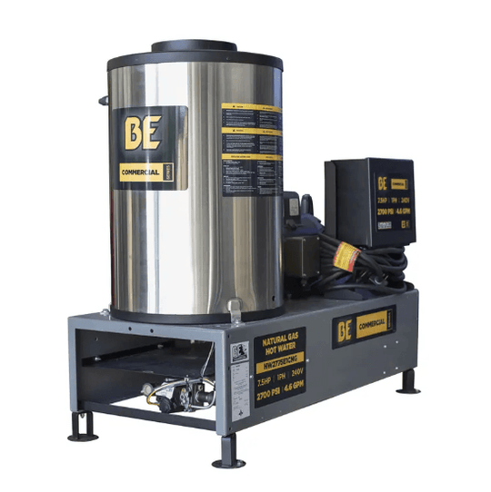 BE HW2775E1CNG Hot Water Pressure Washer 2,700 PSI - SLE Equipment - 1