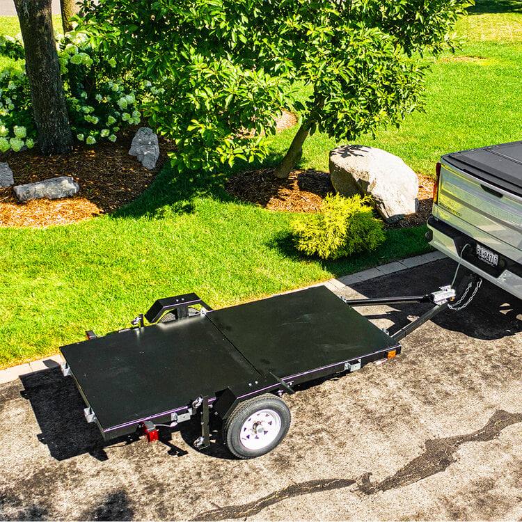 DK2 4x8 Folding Trailer UV Powder Coated Steel Deck