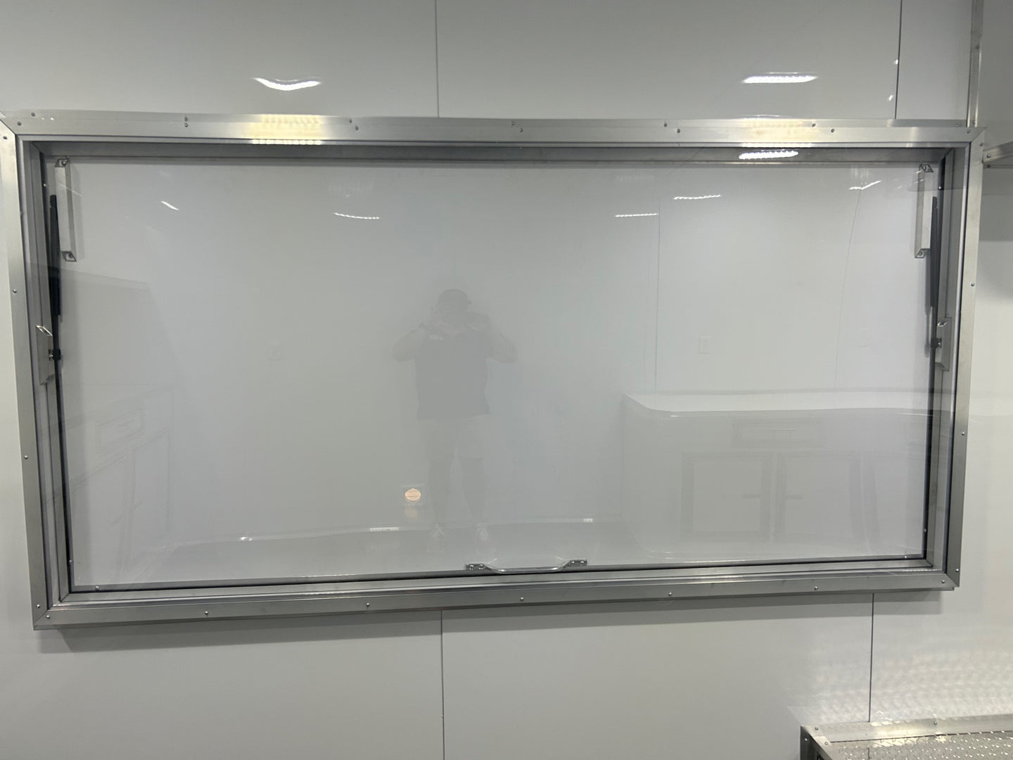 8.5' X 24' White Custom Office and Marketing Concession Trailer - SLE Equipment - 6