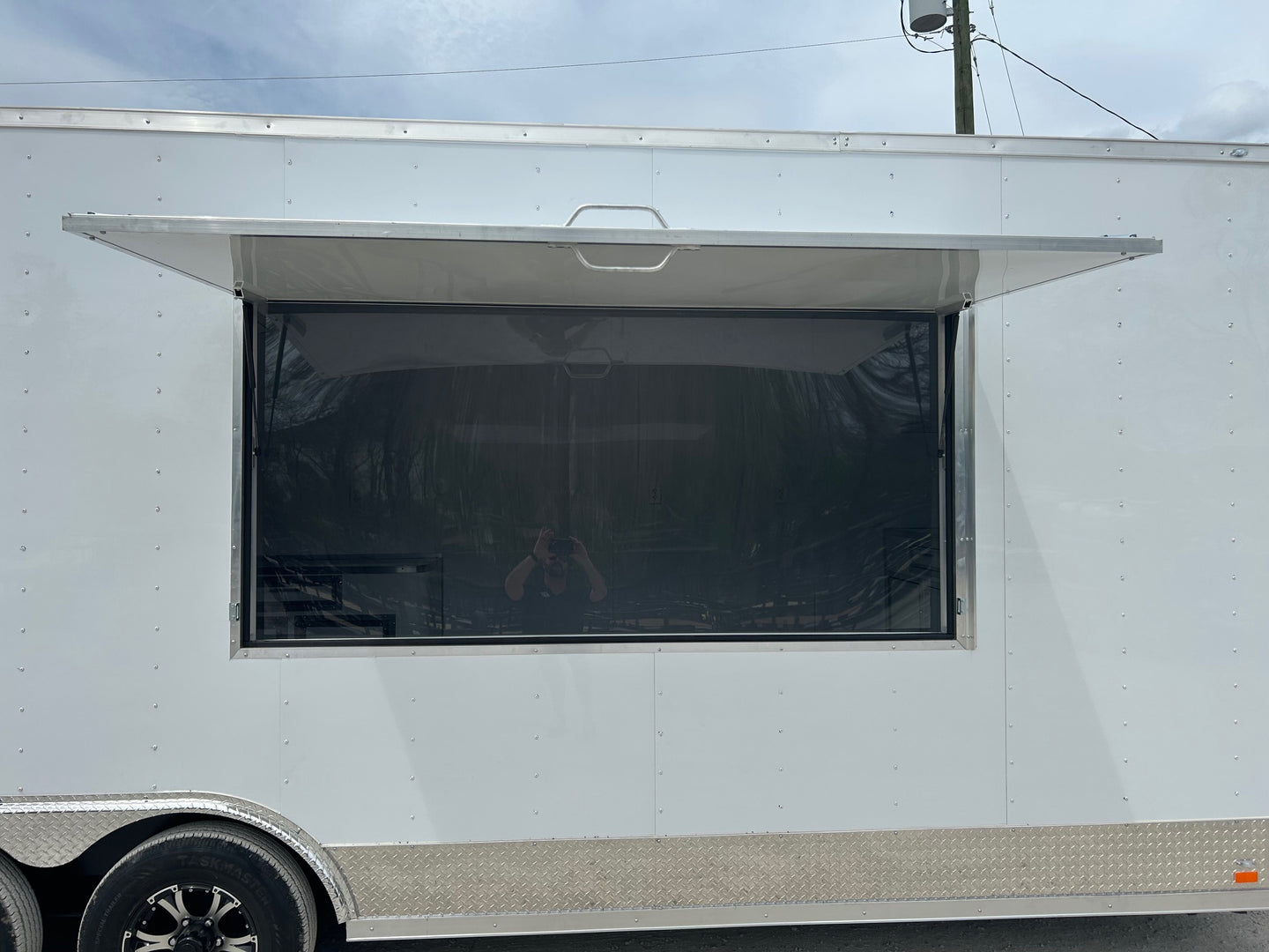 8.5' X 24' White Custom Office and Marketing Concession Trailer - SLE Equipment - 11