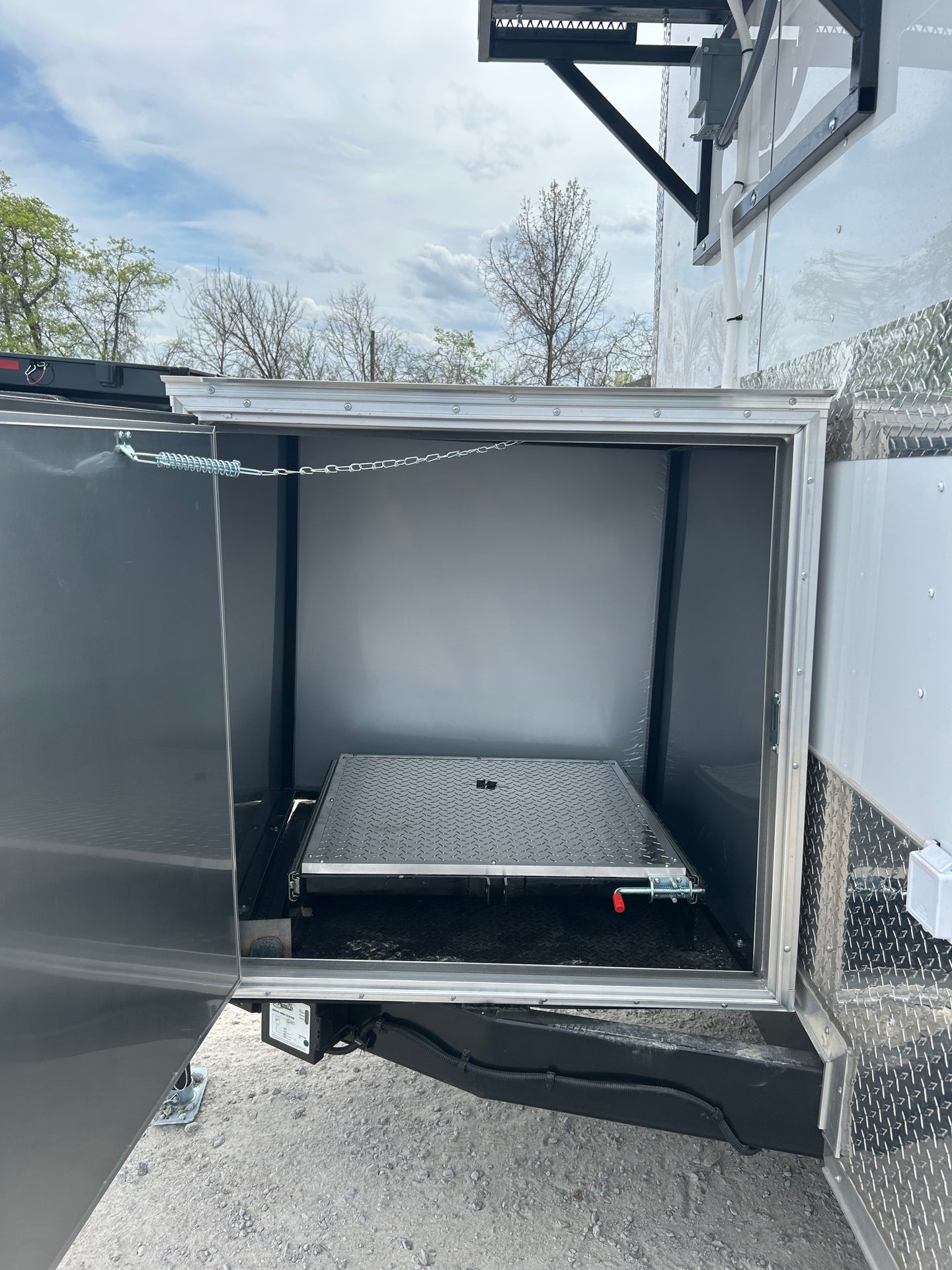 8.5' X 24' White Custom Office and Marketing Concession Trailer - SLE Equipment - 12