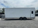 8.5' X 24' White Custom Office and Marketing Concession Trailer - SLE Equipment - 14