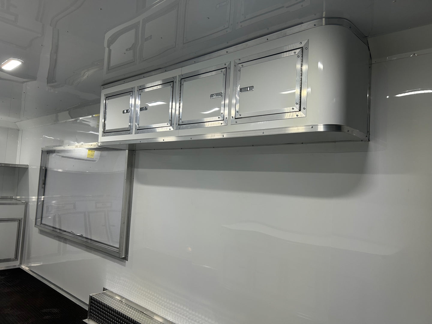 8.5' X 24' White Custom Office and Marketing Concession Trailer - SLE Equipment - 16
