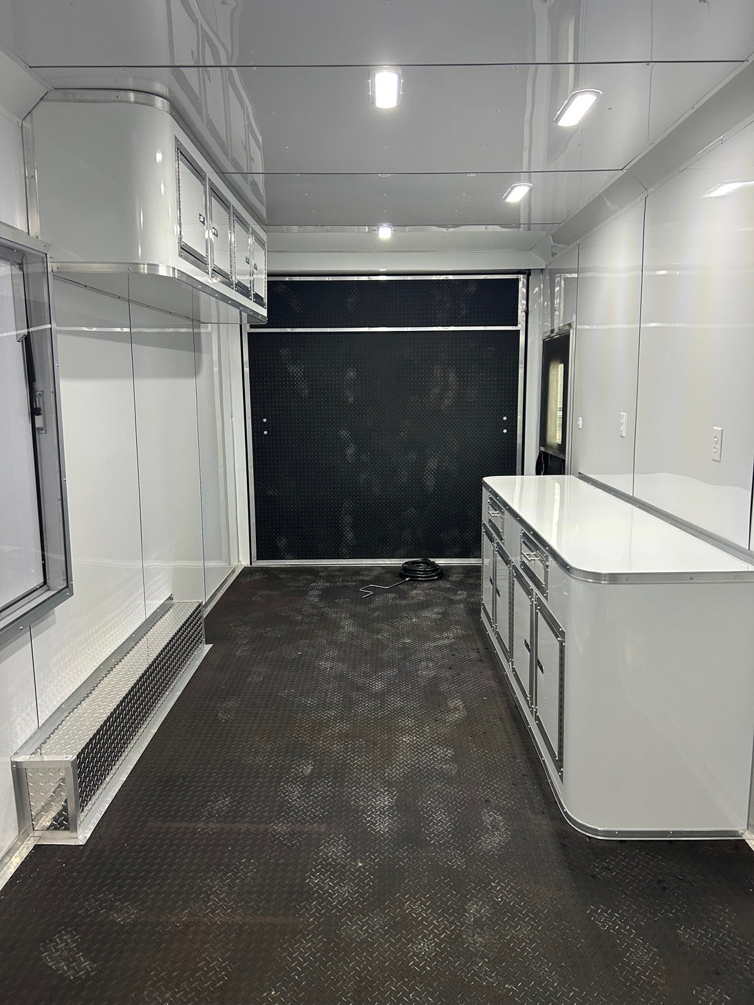 8.5' X 24' White Custom Office and Marketing Concession Trailer - SLE Equipment - 17