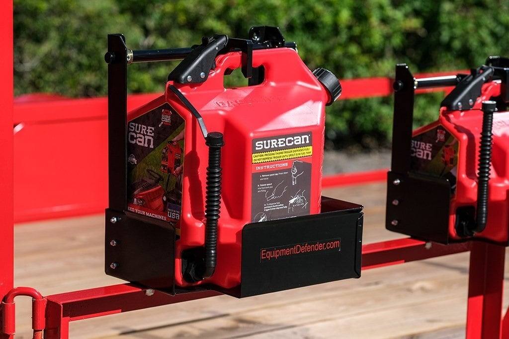 Equipment Defender 91014 Surecan 5 Gal Gas Can Rack